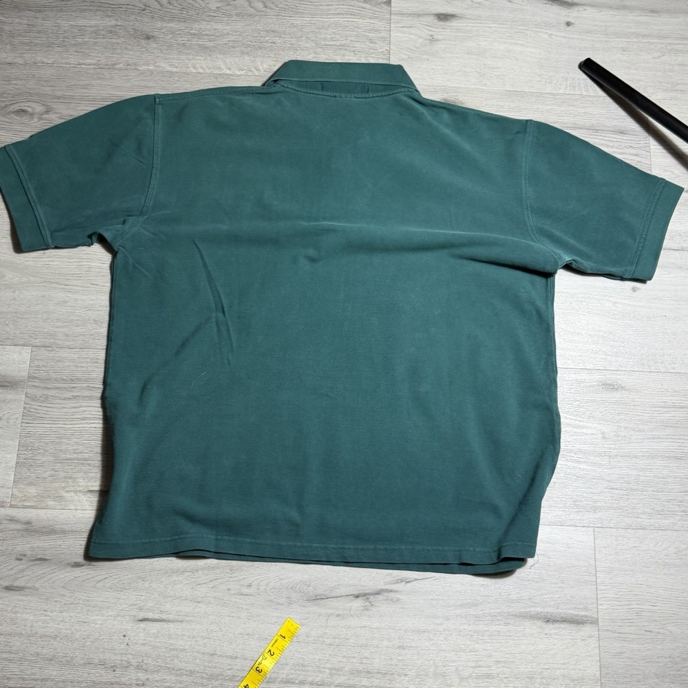 Philadelphia Eagles Polo Shirt XL Green NFL Pro Player Y2K Embroidered Logo - Picture 6 of 8